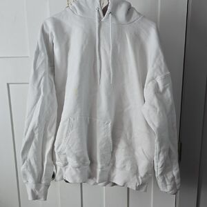 Haones White Hoodie small stain